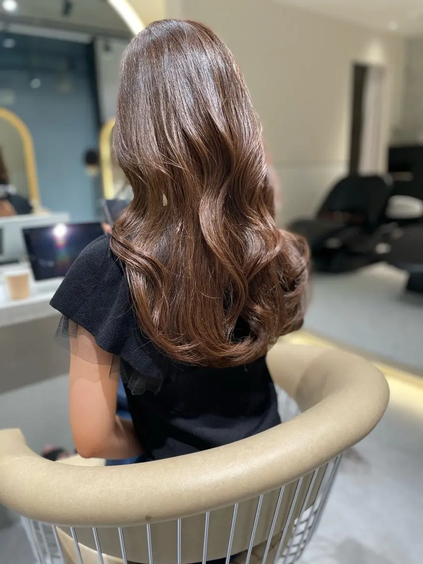 ロング カラー カット ヘアカラー トリートメント 《髪質改善✖️オリー ブ🧸》小嶋拓也のヘアスタイル