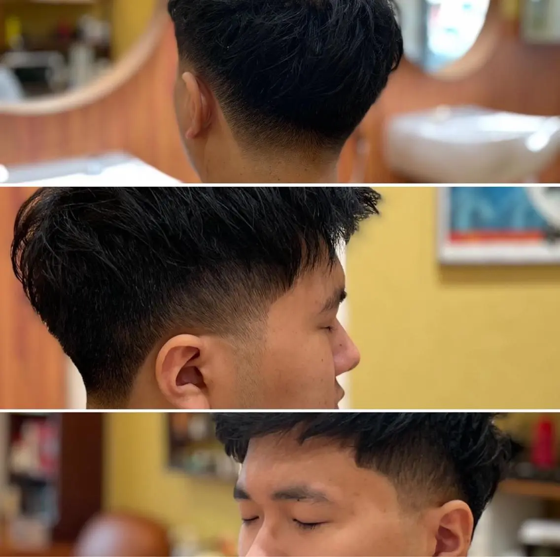 ミディアム BARBERSHOP HINAのヘアスタイル
