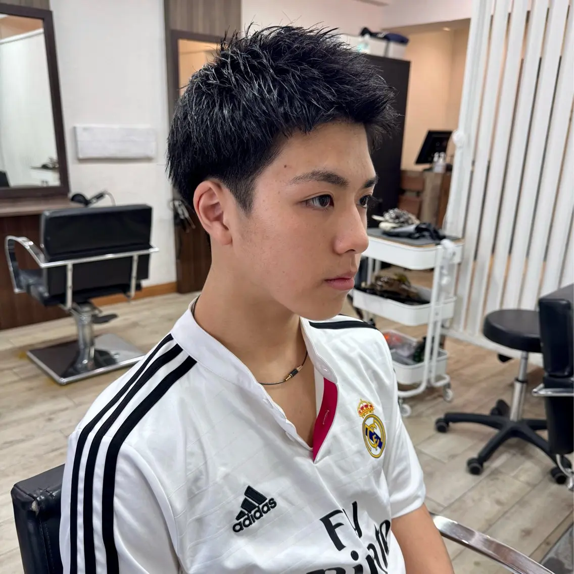 ショート メンズ アップバング メンズ就活ヘア メンズパーマ メンズショート スパイキーショート 【池袋/スパイキー ショート】ⓝⓘⓜⓤのヘアスタイル