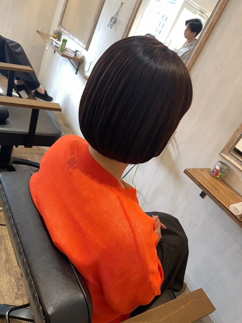 ショート ボブ カット トリートメント marou 新柏のヘアスタイル