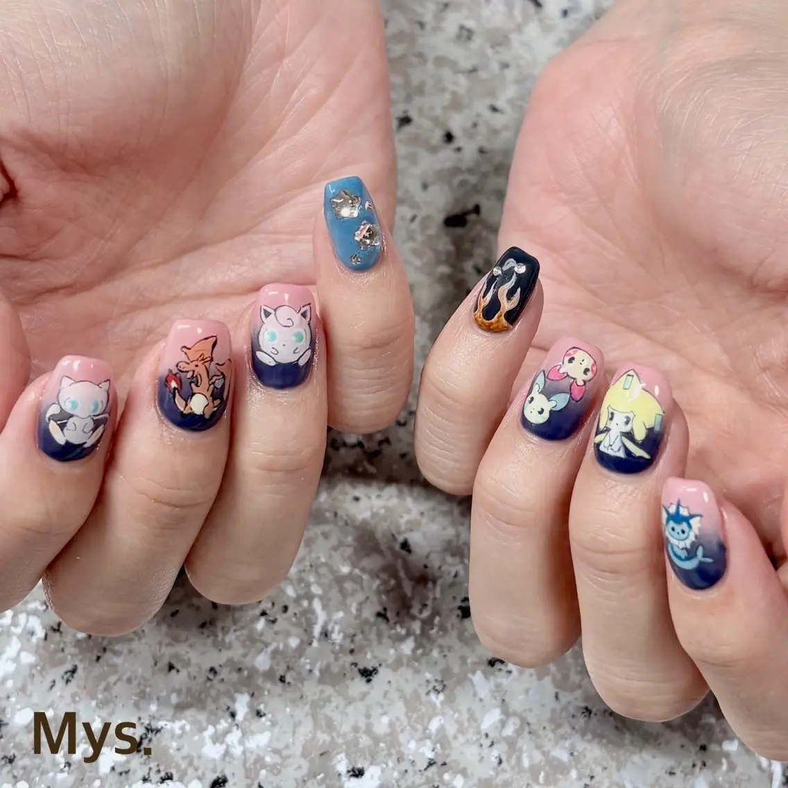 ネイル ハンドネイル Mys. 三上紗紀のネイルデザイン
