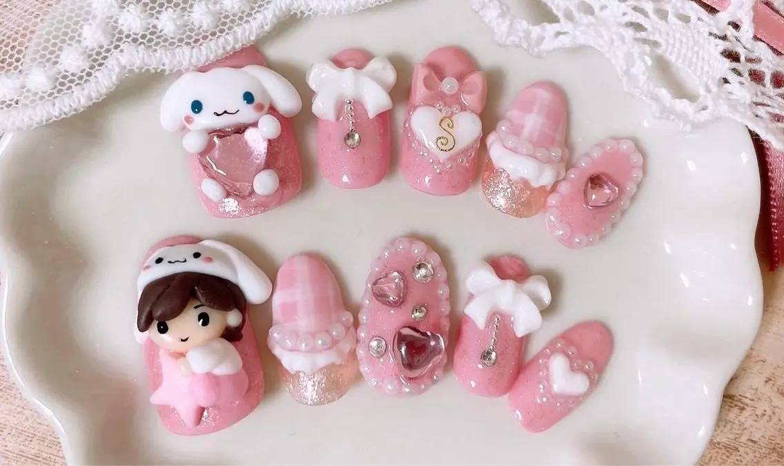 ネイル 大分市推し活ネイル 🎀ライブ・現場前にのネイルデザイン