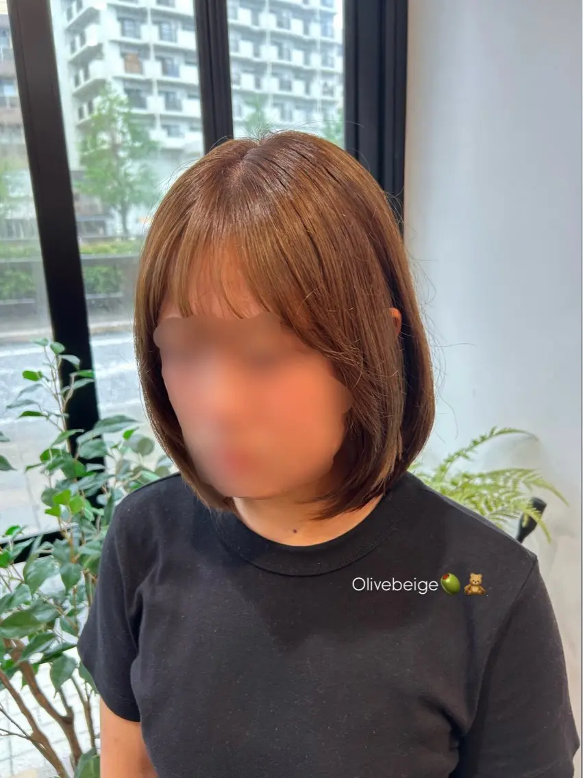 ミディアム カラー ヘアカラー 佐藤光華/JANU /カラーモデルのヘアスタイル