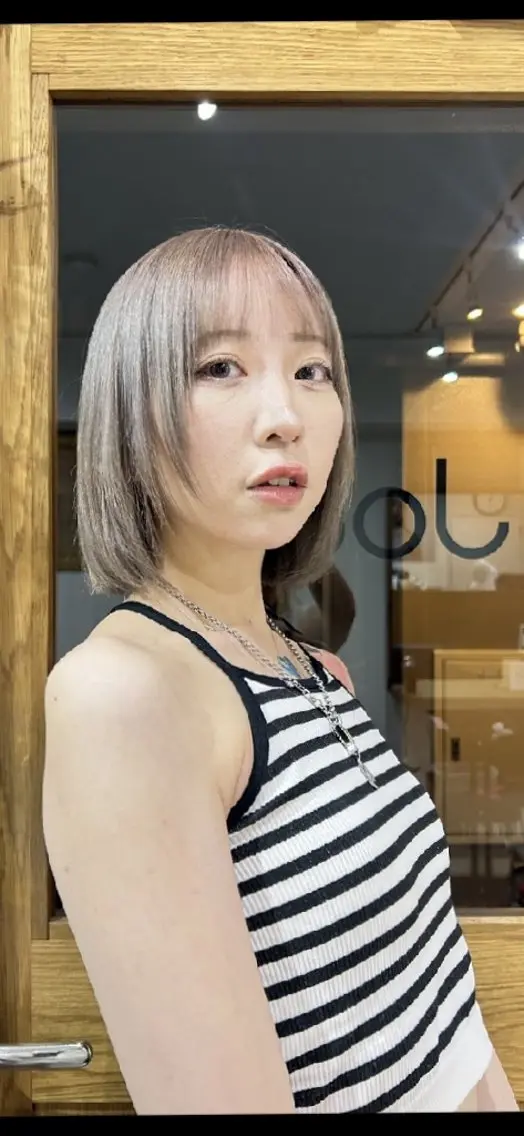 ショート ボブ人気No,1✨ TAME副店長のヘアスタイル