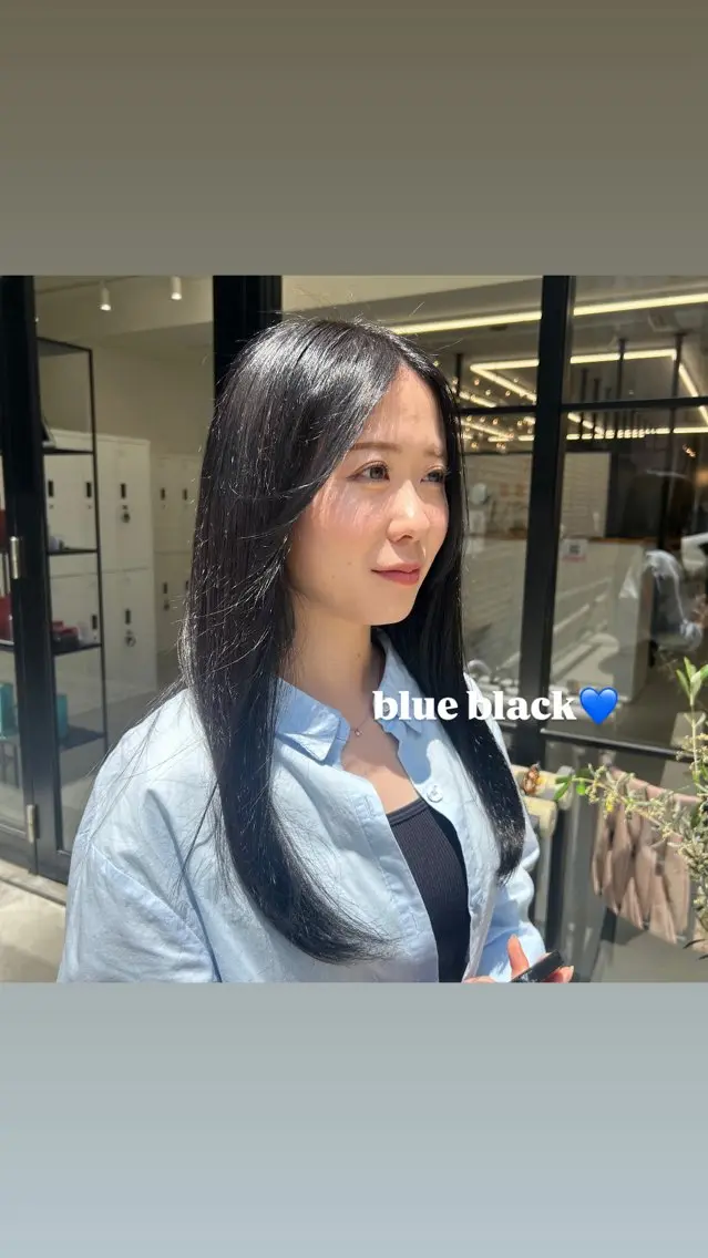 ロング カラー くろかわ まいのヘアスタイル