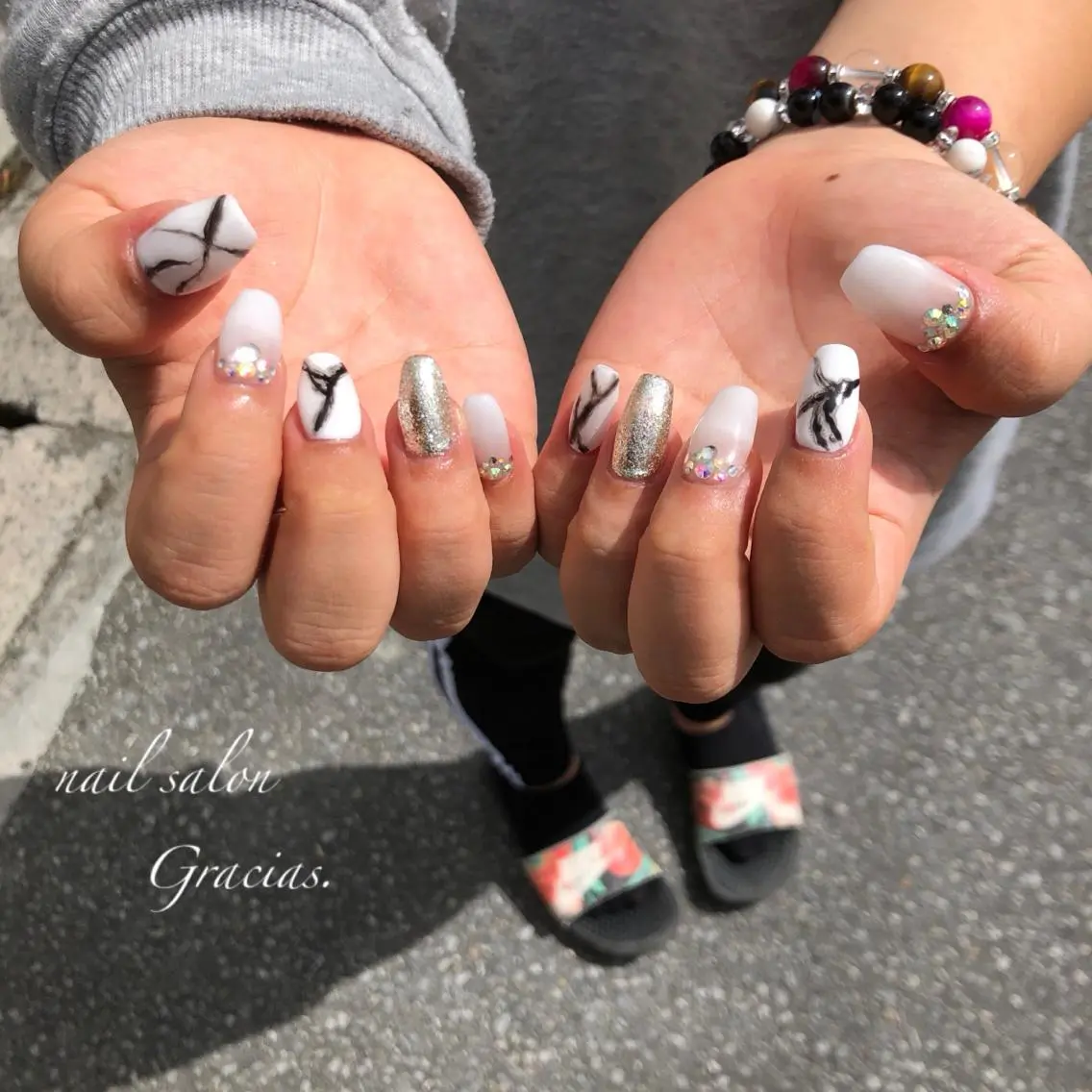 ネイル ハンドネイル Gracias. rieのネイルデザイン