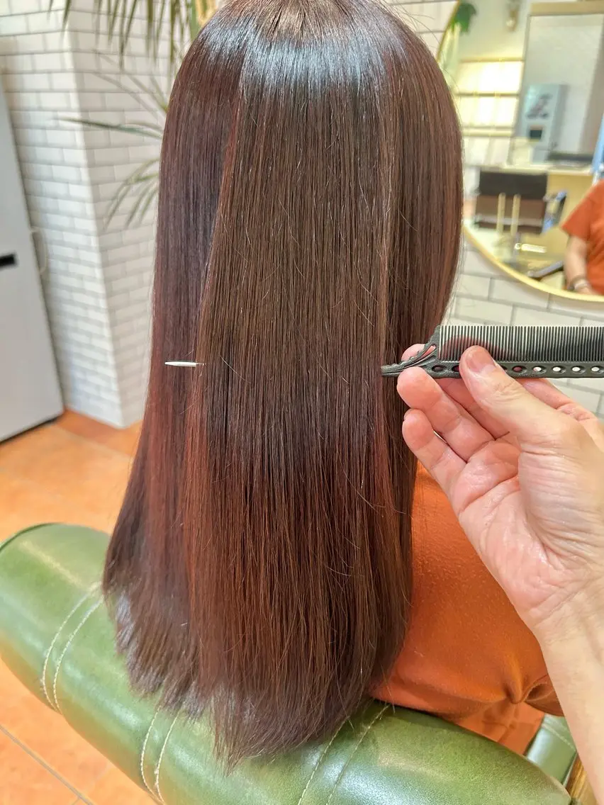 ロング カラー カット ヘアカラー トリートメント 石井 佑樹のヘアスタイル