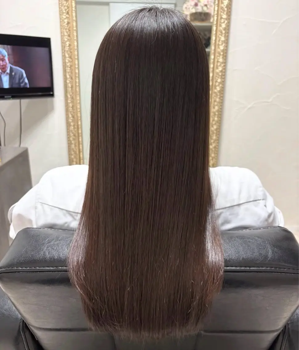 ロング 縮毛矯正 Reka .のヘアスタイル