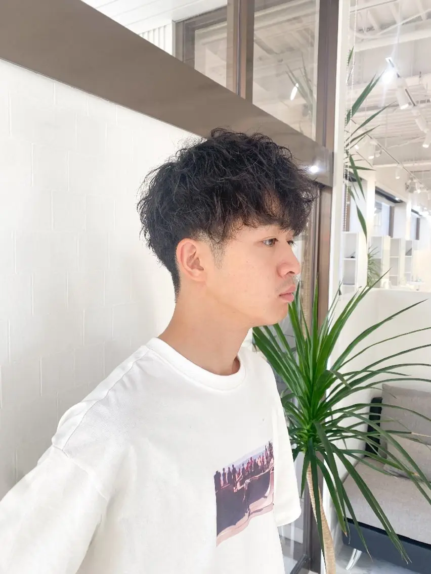 パーマ メンズ マッシュ 波巻きパーマ カット パーマ Antwerp💎 ✂︎HiROKi✂︎のヘアスタイル