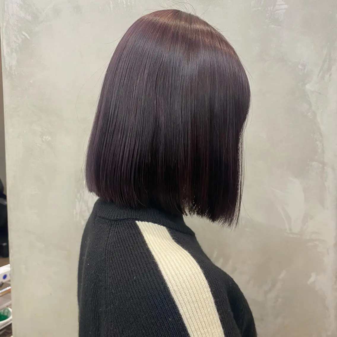 ショート カラー ラベンダーカラー ヘアカラー ひなた/elima 調布/暖色カラーのヘアスタイル
