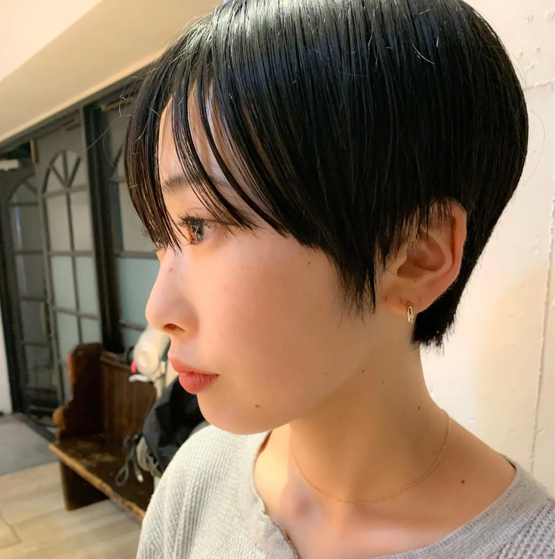 ショート カラー パーマ ヘアアレンジ メンズ キッズ ネイル マツエク・マツパ ショートヘア ショートネイル カット トリートメント hiro【沿線で叶う 似合わせhair】のヘアスタイル