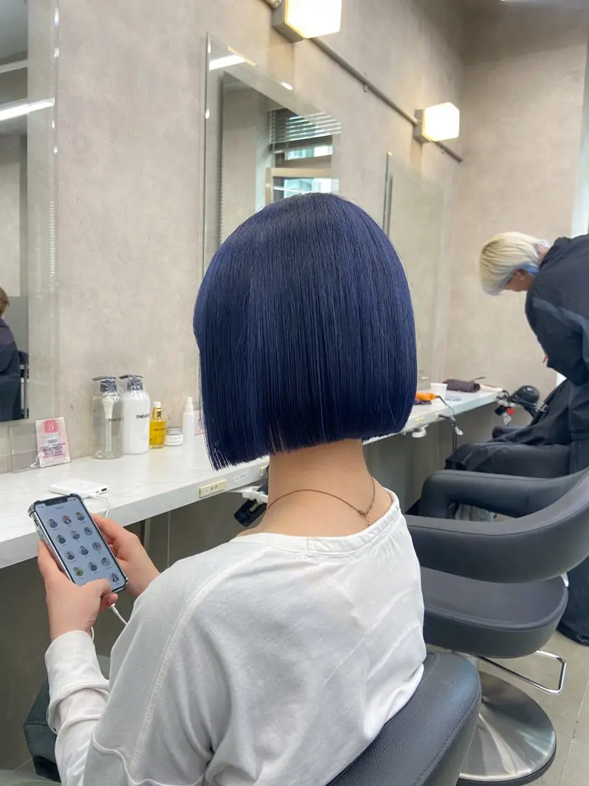 ショート カラー ヘアアレンジ Over hair_ misakiのヘアスタイル
