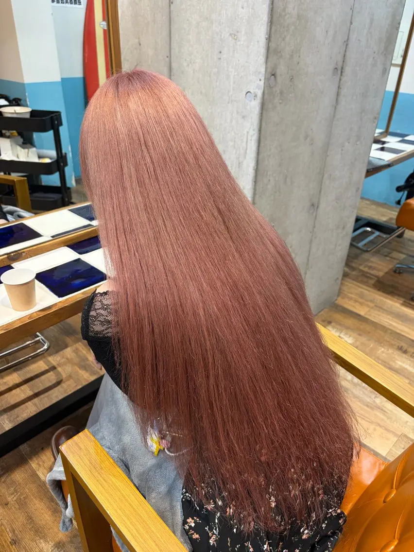 ロング カラー ヘアカラー 透明感/ブリーチ/ 髪質改善💛miuのヘアスタイル