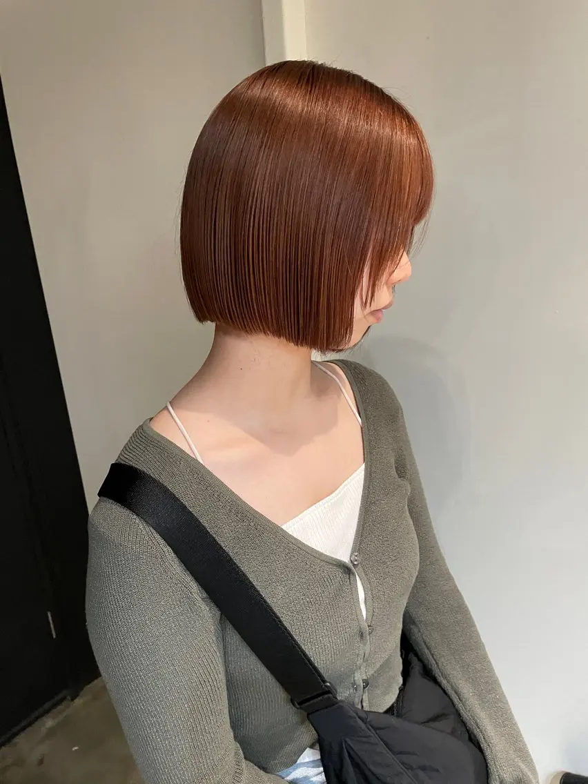 ミディアム カット fubuki🪷 似合わせカットカラーのヘアスタイル
