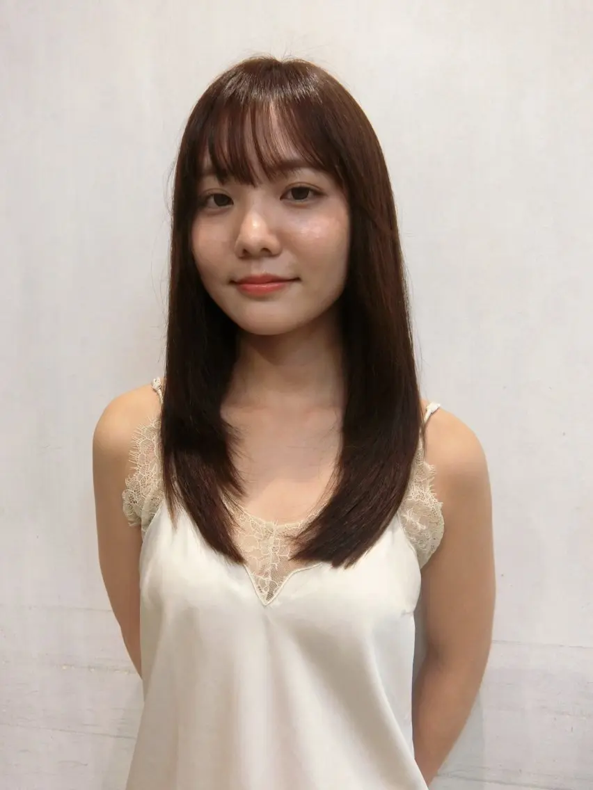 セミロング レイヤーカット iroha/ ショートモデルのヘアスタイル