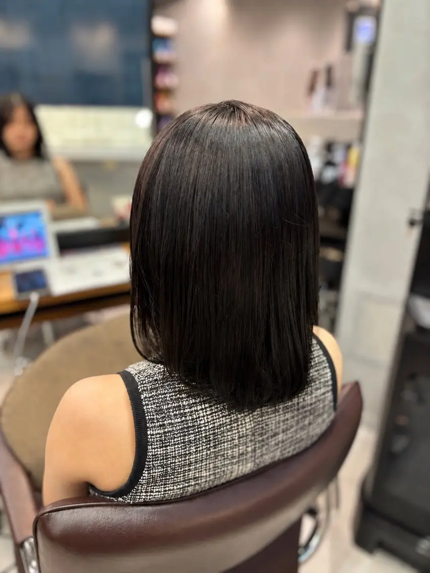 ロング カラー ヘアカラー うる艶カラー 顔周りカット♡ikuのヘアスタイル