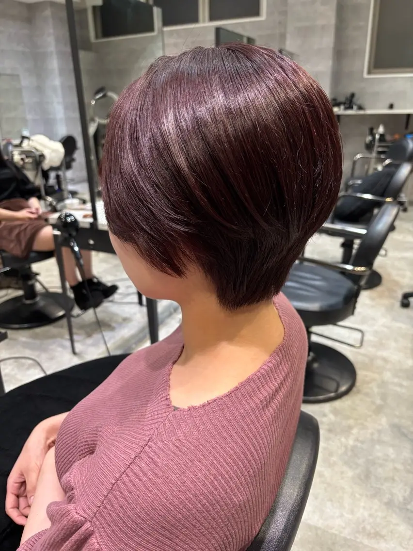 カラー ヘアカラー 青木 奏楽のヘアスタイル