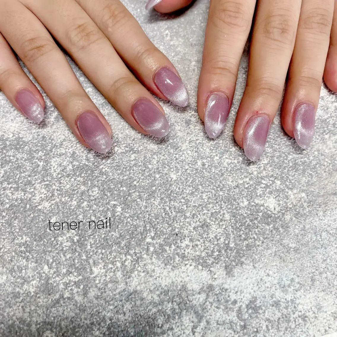 ネイル フレンチネイル マグネットネイル マグネットフレンチ テネルネイル tener nailのネイルデザイン