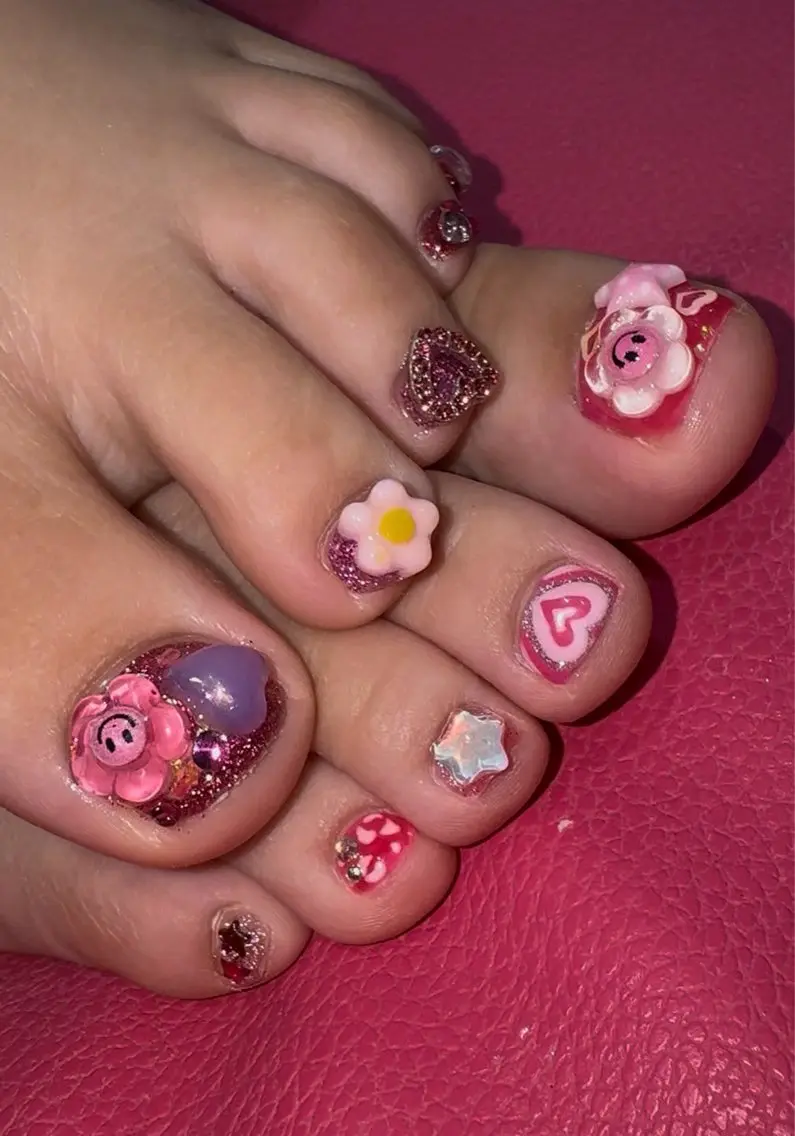 ネイル フットネイル HI-KO nail🍒のネイルデザイン