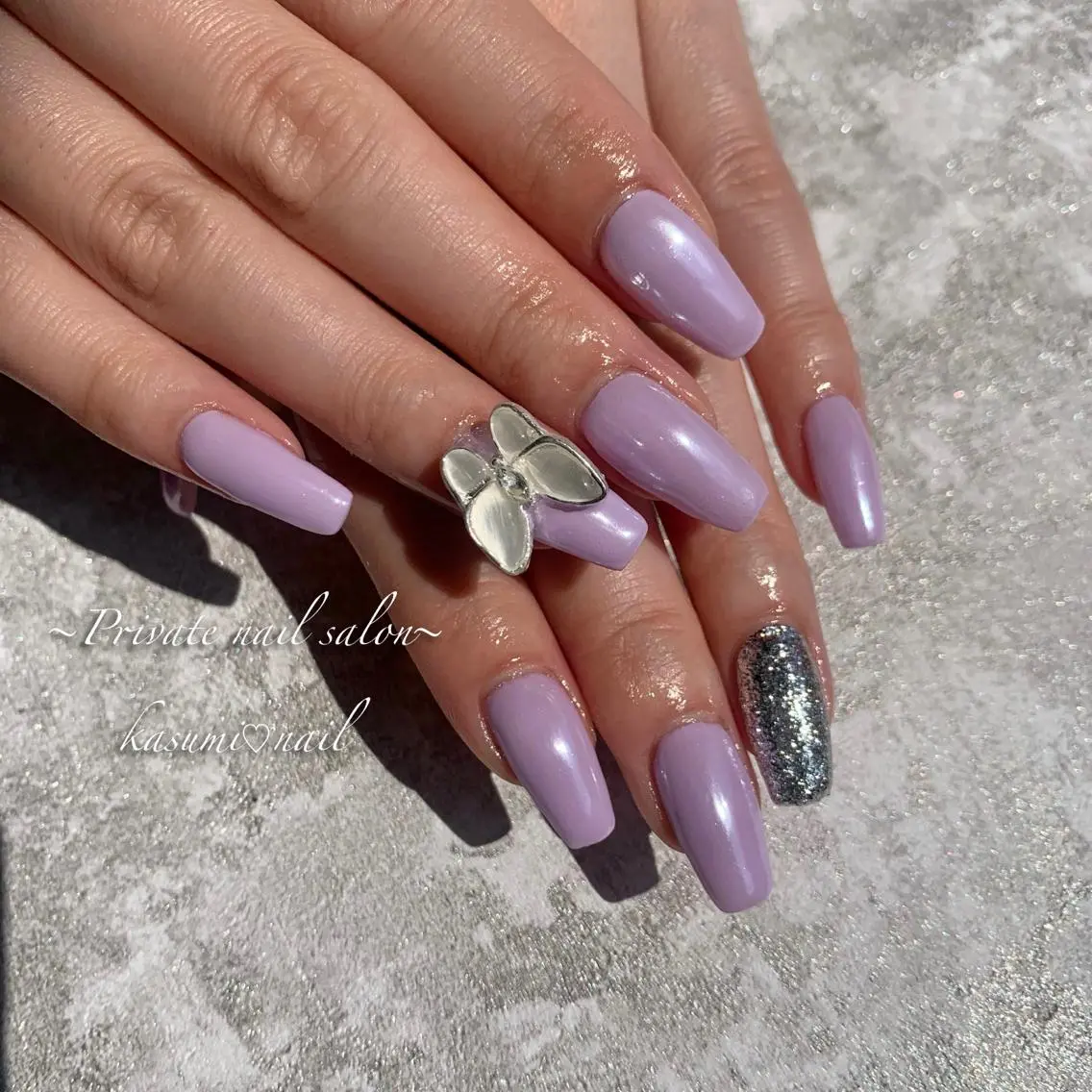 ネイル ラメ(グリッター) マグネットネイル ミラーネイル ニュアンスネイル 冬ネイル KASUMI♡ Nailのネイルデザイン