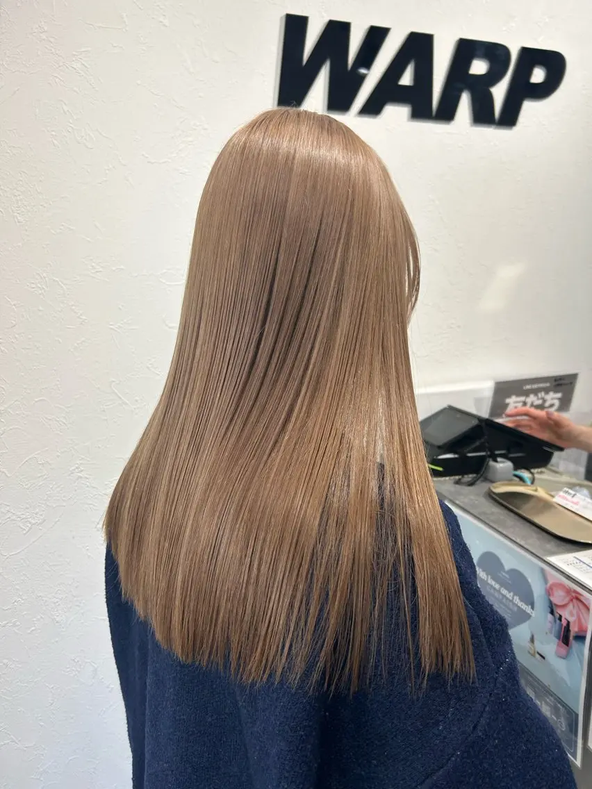 ロング トリートメント 酸熱トリートメント 艶カラー/レイヤー /メンズ/マツエクのヘアスタイル