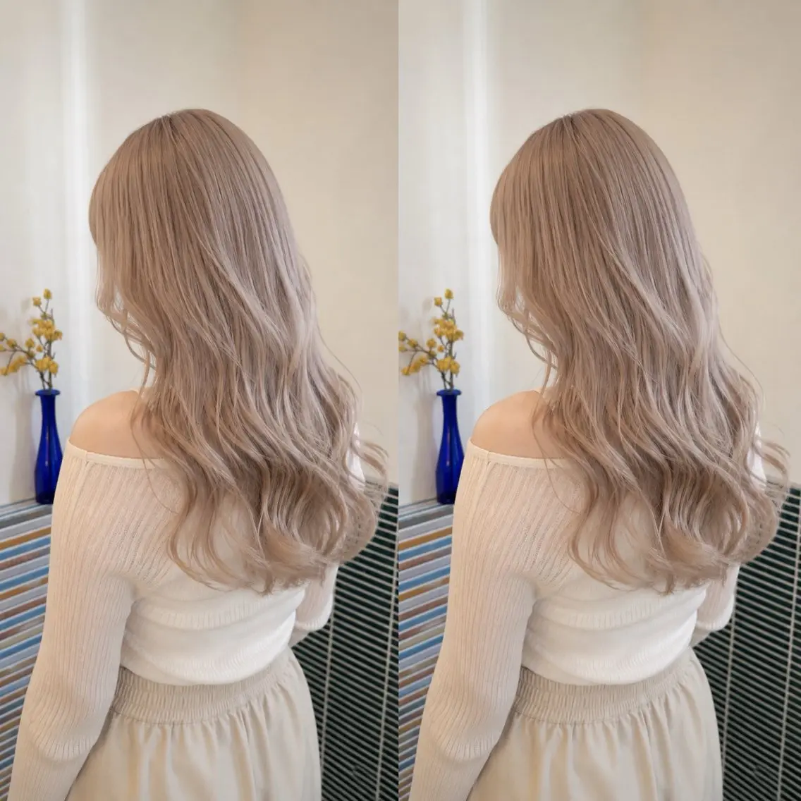 セミロング カラー ヘアカラー カラー特化/ブリーチ 梅田中崎町/あかりのヘアスタイル