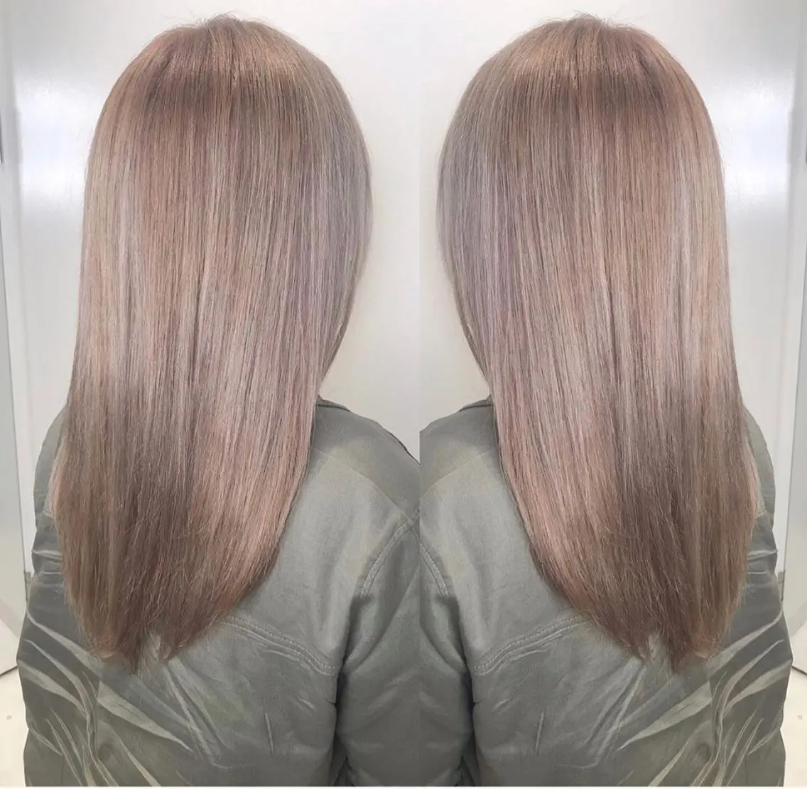 セミロング カラー 美魔女 美容師NAOのヘアスタイル