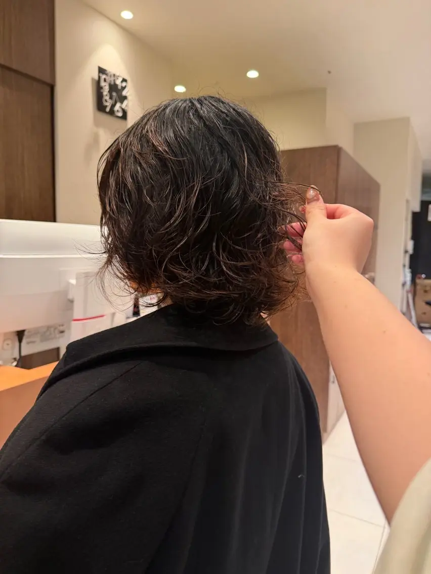 ミディアム パーマ ミディアムパーマ カット パーマ natsumi🍀艶 カラー/美髪縮毛のマツエク・マツパデザイン
