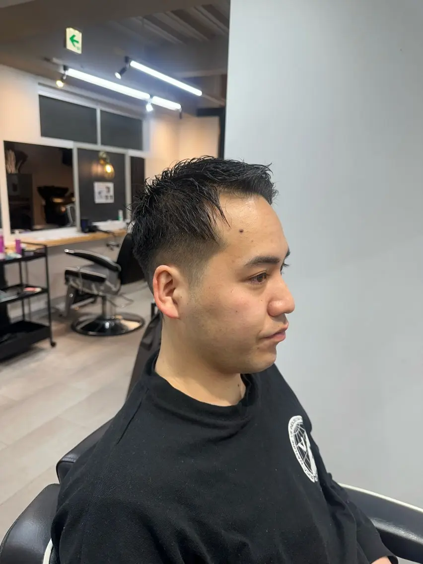 メンズ 縮毛矯正モデル大募集 🇺🇸隼也🇪🇸のヘアスタイル