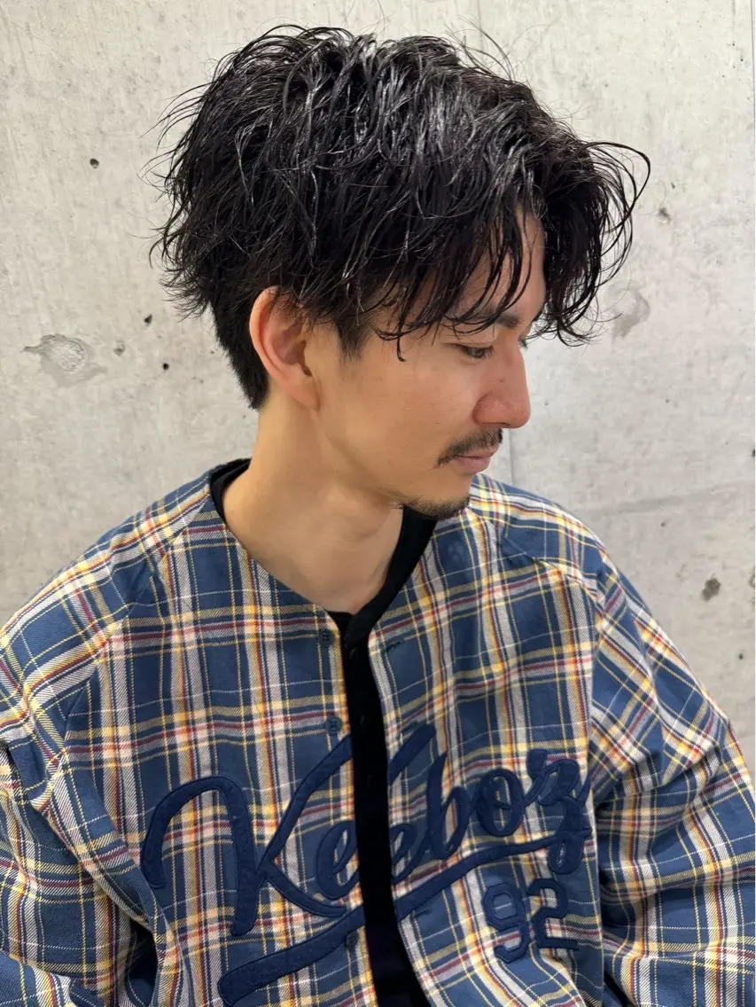 パーマ メンズ walt/ RIOKAのヘアスタイル