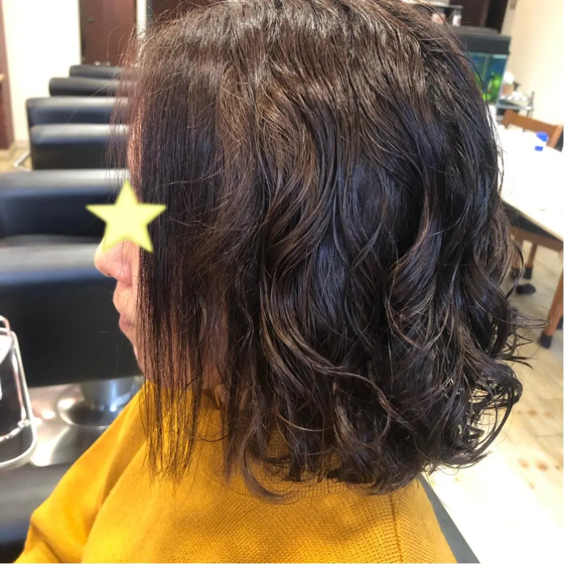 ミディアム ミディアムパーマ 織田 英之のヘアスタイル