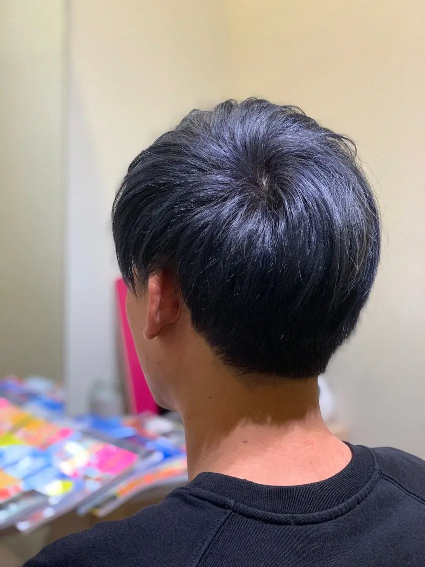 カラー メンズ ヘアカラー トリートメント 北川 拓也のヘアスタイル