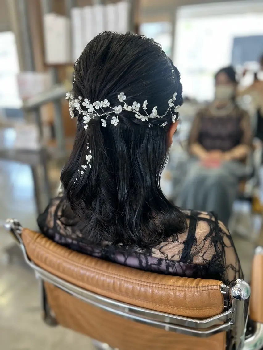 ミディアム ヘアセット 🤎指名No.1原宿 表参道coii日向花のヘアスタイル