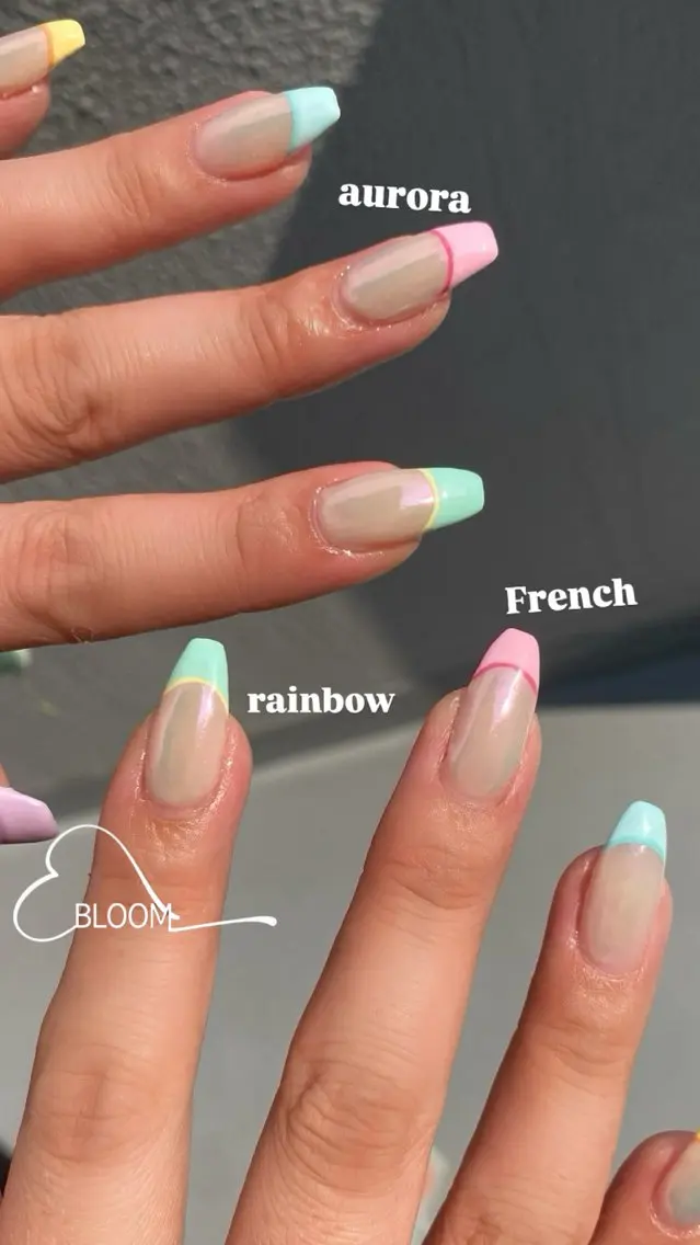 ネイル フレンチネイル BLOOM. KANAのネイルデザイン