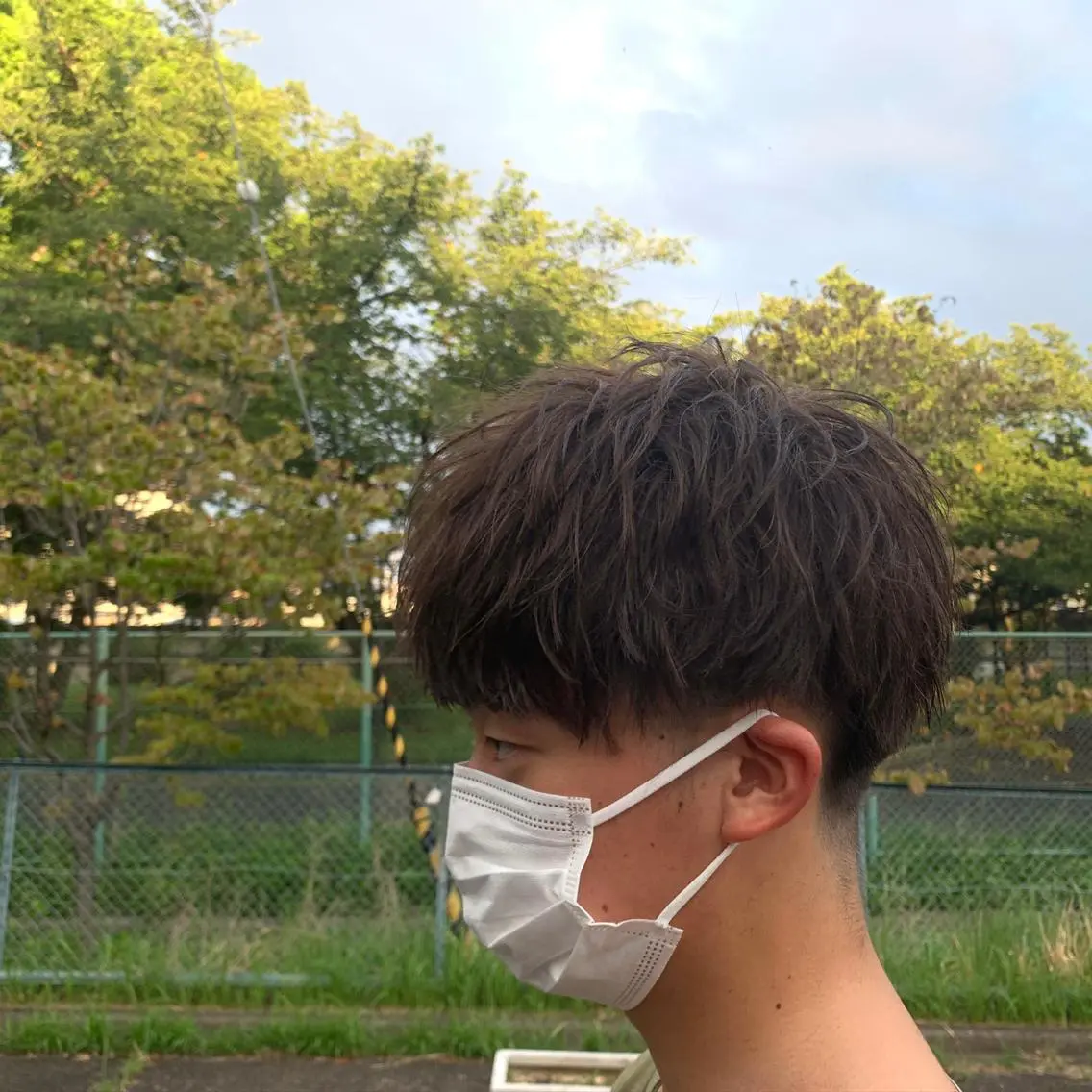 メンズ マッシュ 優真/難波で 1番パーマが上手いのヘアスタイル