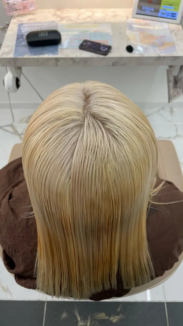 ミディアム カラー くどう みずきのヘアスタイル