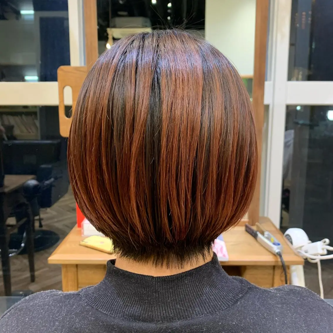 ショート ボブ 蓼沼 由莉のヘアスタイル