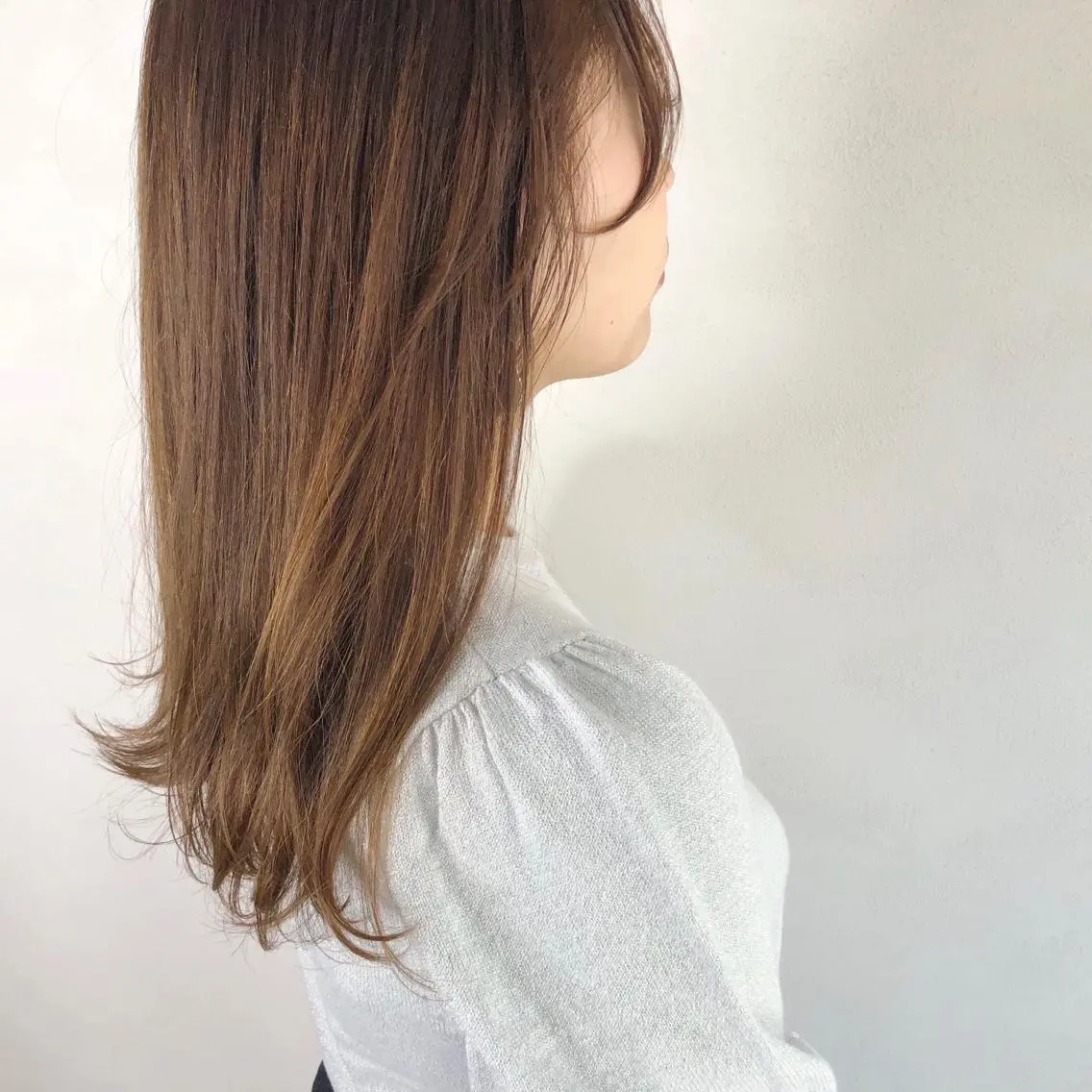 ミディアム カラーモデル募集中 美容室ハピスのヘアスタイル