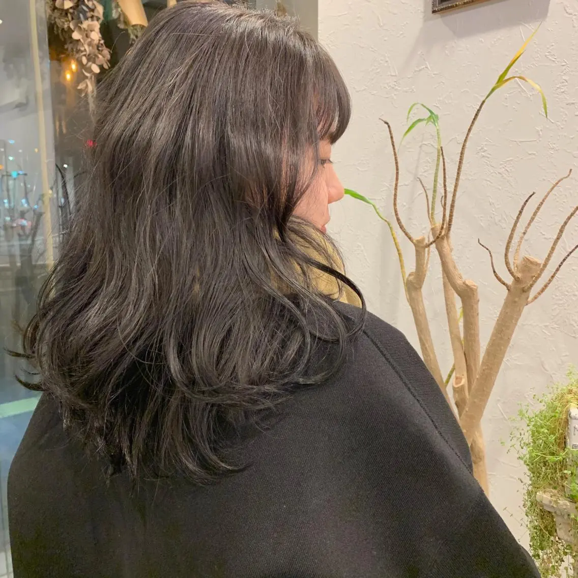 セミロング カラー ブルーカラー ブルージュ ヘアカラー m ā l o.🌷 サカモトマイコのヘアスタイル