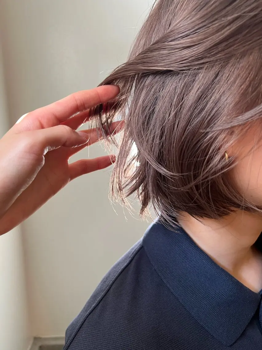 ミディアム カラー 三谷はるな /名古屋/本山のヘアスタイル