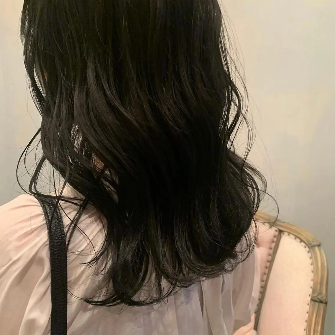 ロング カラー 黒髪 ブルーカラー ブルーブラック BAROQUE gotou 🌙のヘアスタイル