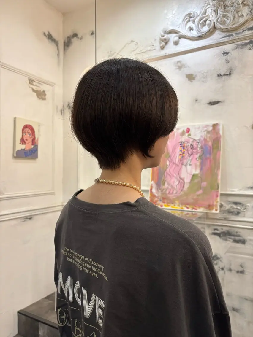 ショート 丸みショート ショートヘア ボブ・カラー 琴音のヘアスタイル