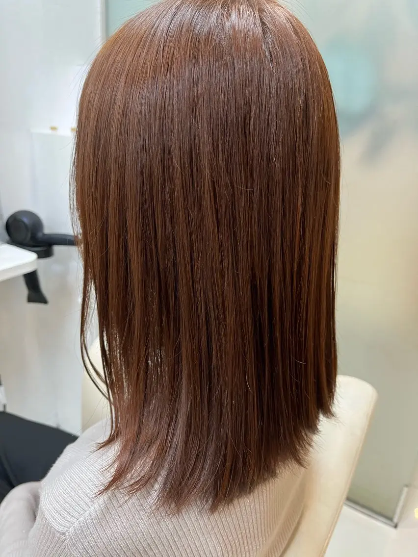 ミディアム カラー ベージュカラー 柳川 玲也のヘアスタイル