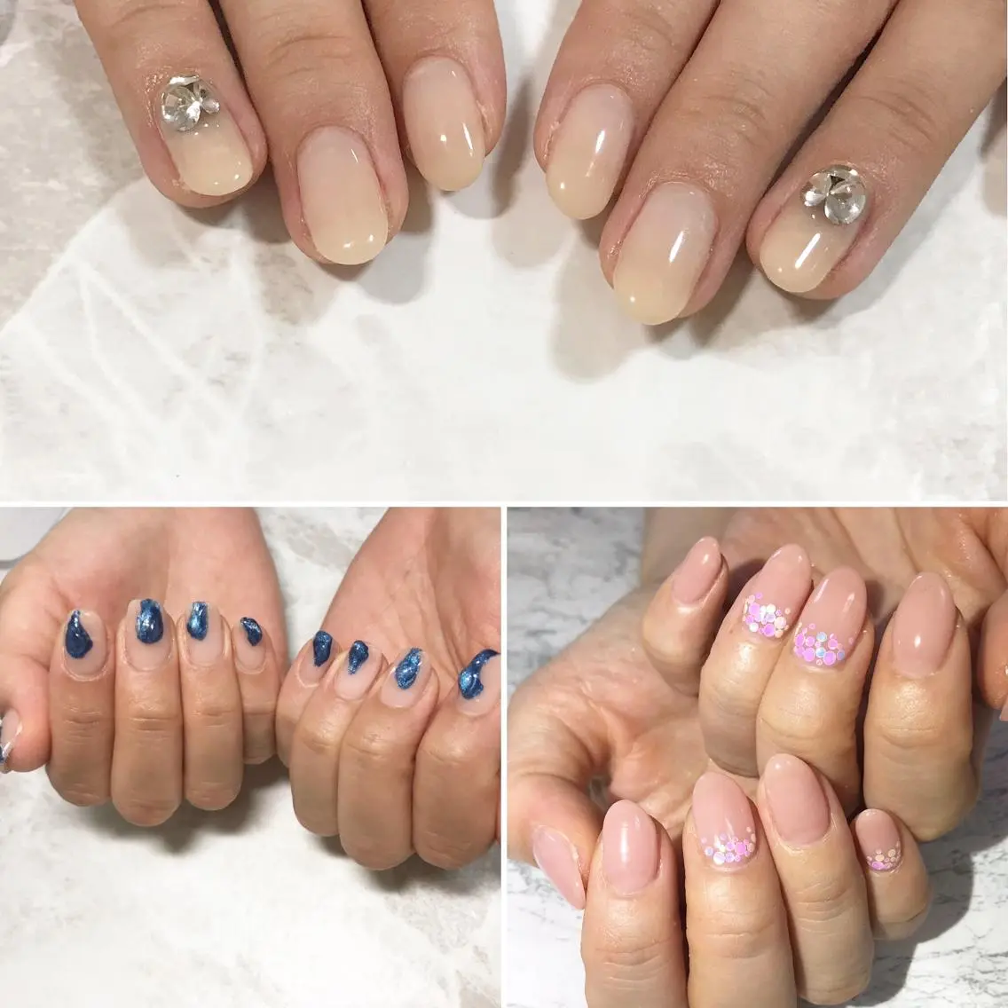 ネイル フットネイル ニュアンスネイル ピンク シンプルネイル 春ネイル nail fufla ♡yamane♡のネイルデザイン