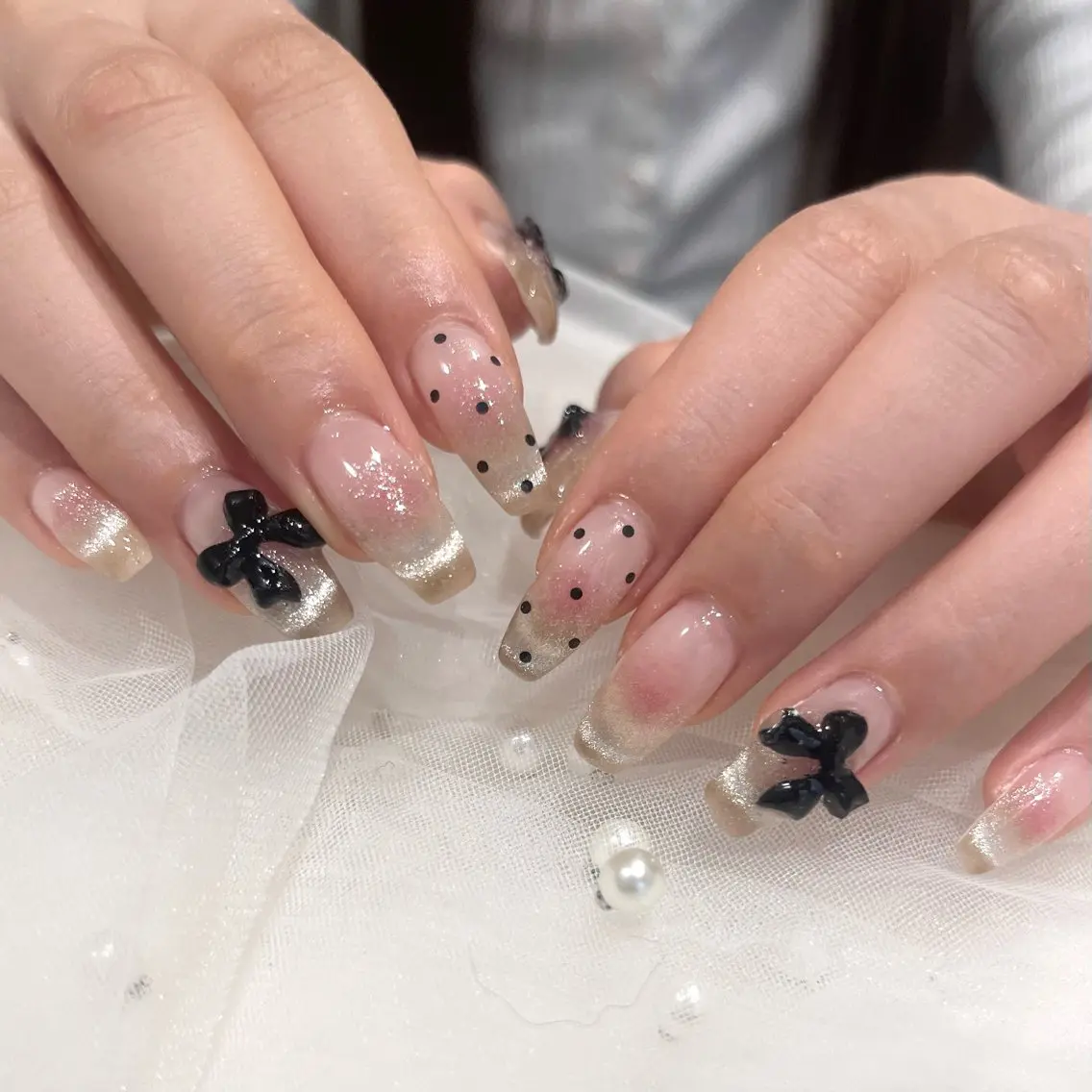 ネイル ハンドネイル 🧁fein. nana🩵のネイルデザイン