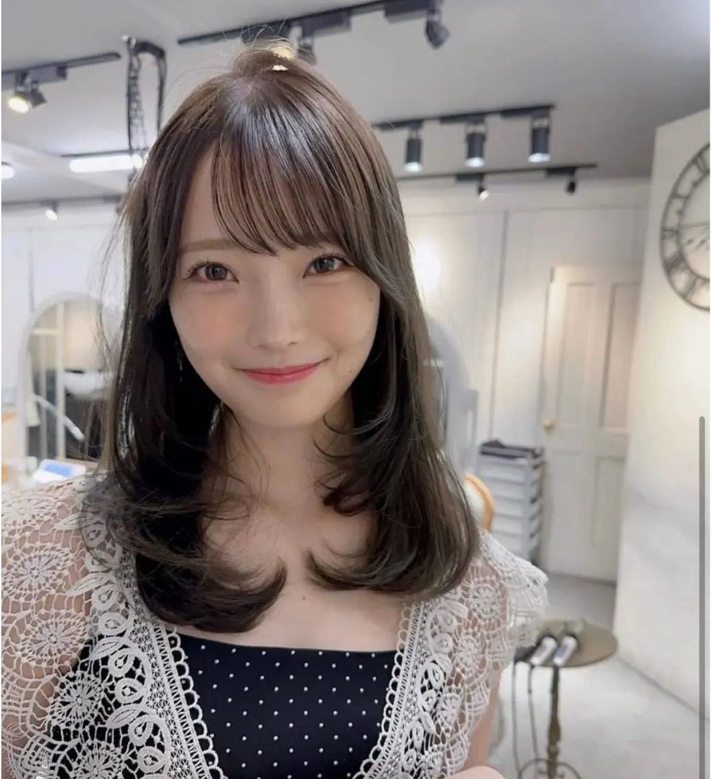 ロング 藤原 陽一郎のヘアスタイル