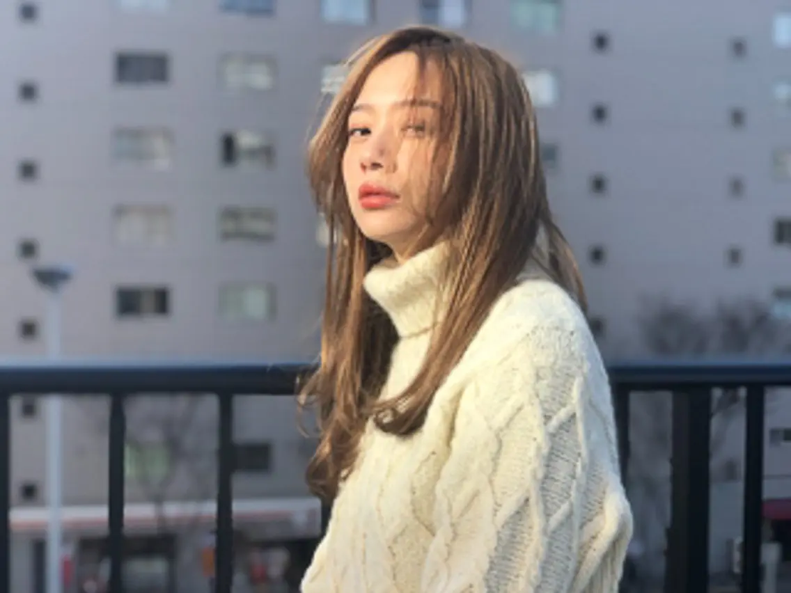 カット➕全体ケアカラー✨【前処理トリートメントinでツヤツヤ✨️】の写真