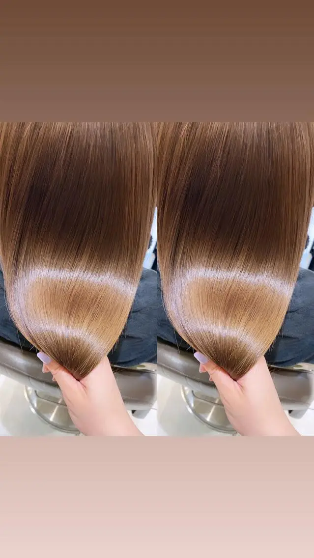 ⭐️minimo特別価格⭐️顔周りの部分縮毛矯正の写真