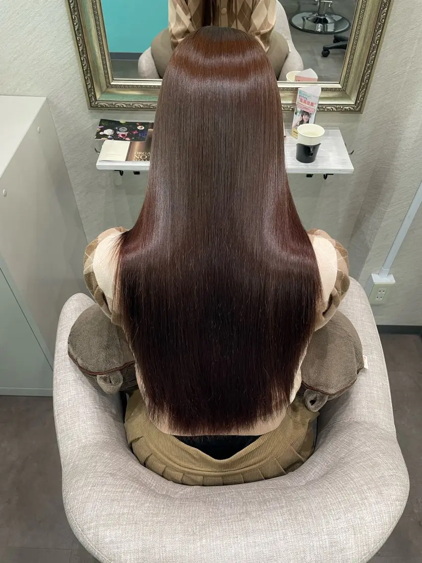 ロング トリートメント 縮毛矯正 ヘッドスパ 髪質改善/縮毛矯正 アンナ🍊のヘアスタイル