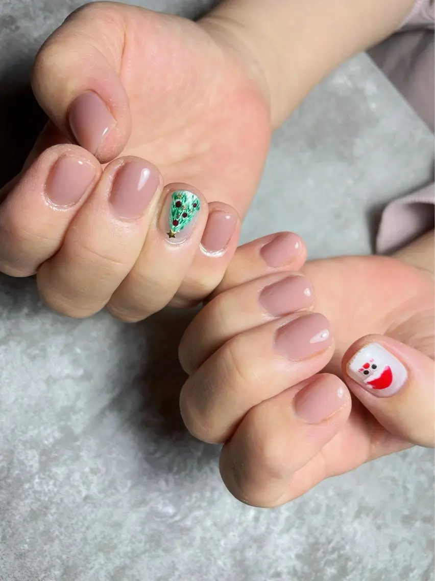 ネイル 冬ネイル クリスマス ハンドネイル Ai Nailのネイルデザイン